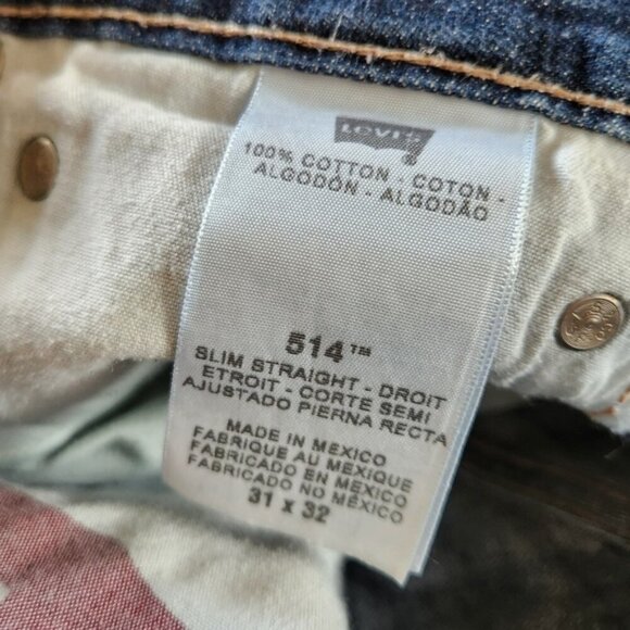 Vintage Levis Dark Denim Jean Shorts Cutoffs Low Mid Rise Frayed Y2K Festival - Picture 5 of 10